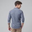 Print Gray Shirt : Slim