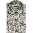 Print Brown Shirt : Slim