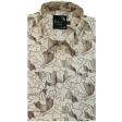 Print Brown Shirt : Party