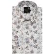 Print Blue Shirt : Party