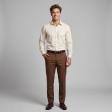 Plain Cream Shirt : Business