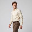 Plain Cream Shirt : Business