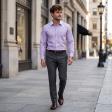 Plain Mauve Shirt : Business