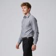 Plain Dark Blue Shirt : Business