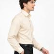 Plain Cream Shirt : Business