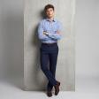 Checks Dark Blue Shirt : Business