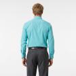 Self Design Dark Green Shirt : Business