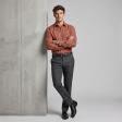 Self Design Fawn Shirt : Business