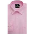 Stripes Pink Shirt : Business
