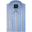 Stripes Blue Shirt : Business