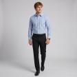 Stripes Blue Shirt : Business