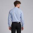 Stripes Blue Shirt : Business