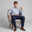 Stripes Blue Shirt : Business