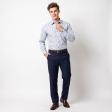 Stripes Blue Shirt : Business