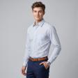 Stripes Blue Shirt : Business