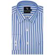 Stripes Blue Shirt : Business