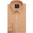 Stripes Peach Shirt : Business
