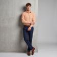Stripes Peach Shirt : Business