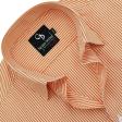 Stripes Peach Shirt : Business