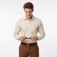 Checks Fawn Shirt : Business