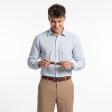 Stripes Light Blue Shirt : Business