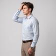 Stripes Light Blue Shirt : Business
