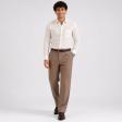 Plain Cream Shirt : Business