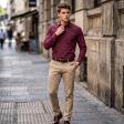 Plain Maroon Shirt : Business