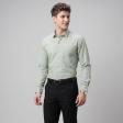 Checks Light Green Shirt : Business