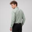 Checks Light Green Shirt : Business