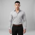 Checks Gray Shirt : Business