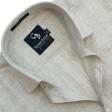 Self Design Fawn Shirt : Business