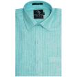Stripes Aqua Blue Shirt : Business