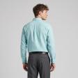 Stripes Aqua Blue Shirt : Business