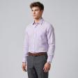 Stripes Purple Shirt : Business