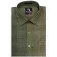 Checks Green Shirt : Business