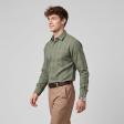 Checks Green Shirt : Business