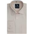 Self Design Fawn Shirt : Business