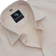 Self Design Fawn Shirt : Business