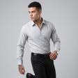 Self Design Gray Shirt : Business