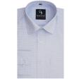Self Design Blue Shirt : Business