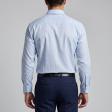 Self Design Blue Shirt : Business
