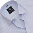 Self Design Blue Shirt : Business