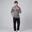 Print Gray Shirt : Slim