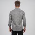 Print Gray Shirt : Slim
