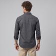 Print Black Shirt : Slim