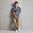Print Navy Blue Shirt : Slim