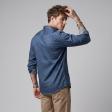Print Navy Blue Shirt : Slim