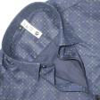 Print Navy Blue Shirt : Slim