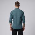 Print Green Shirt : Slim
